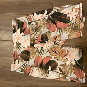 Old Navy Floral Athletic Biking Shorts